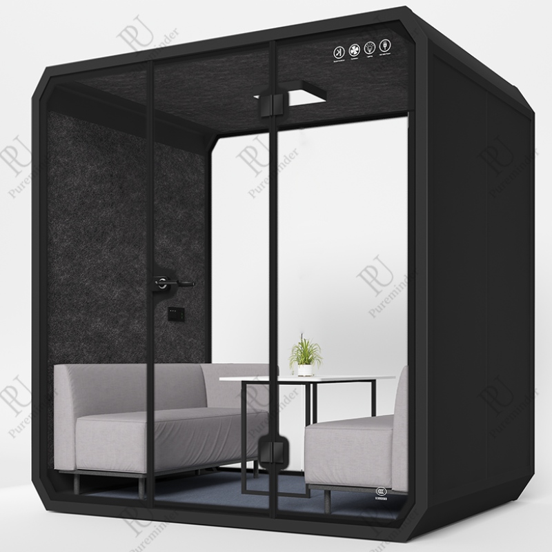PureMinder L Size Soundproof Booth ความเงียบแบบพกพาส่วนตัวสำหรับการประชุมที่บ้านและสำนักงาน
