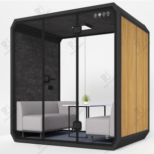 PureMinder L Size Soundproof Booth ความเงียบแบบพกพาส่วนตัวสำหรับการประชุมที่บ้านและสำนักงาน