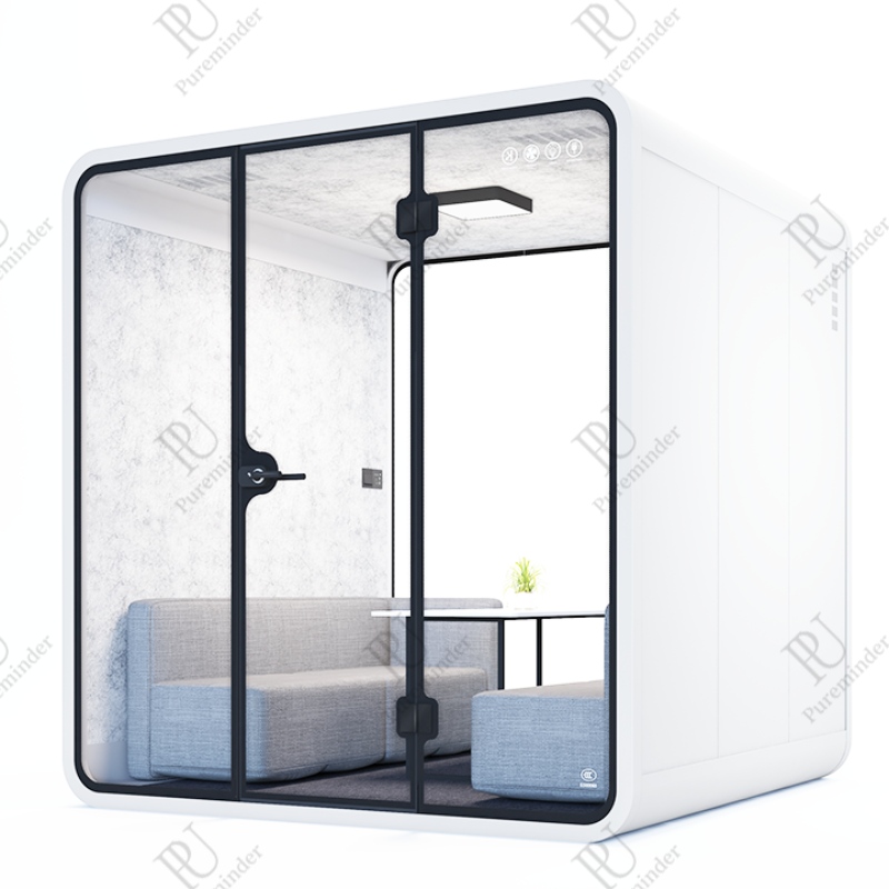 PureMinder XL Size Soundproof Booth ความเงียบแบบพกพาส่วนตัวสำหรับการประชุมที่บ้านและสำนักงาน