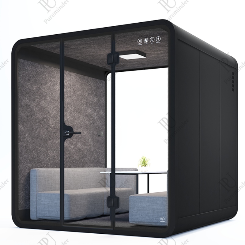 PureMinder XL Size Soundproof Booth ความเงียบแบบพกพาส่วนตัวสำหรับการประชุมที่บ้านและสำนักงาน