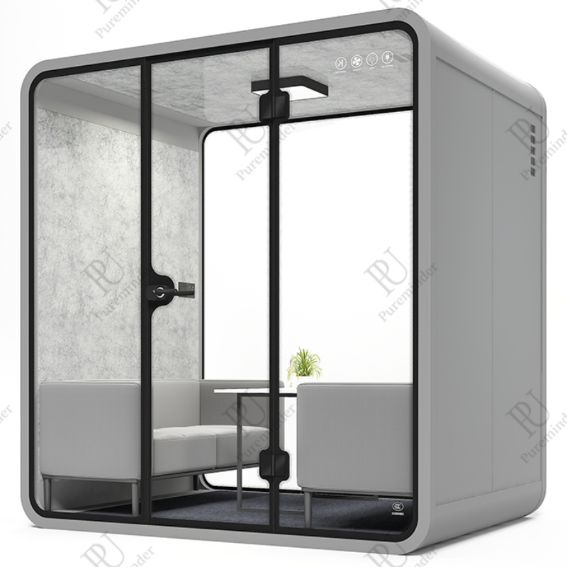 PureMinder L Size Soundproof Booth ความเงียบแบบพกพาส่วนตัวสำหรับการประชุมสำนักงานและกลางแจ้ง