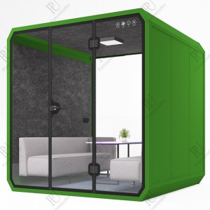 PureMinder XL Size Soundproof Booth ความเงียบแบบพกพาส่วนตัวสำหรับสำหรับบ้านเฟอร์นิเจอร์โรงรถโทรศัพท์และพ็อดที่ทำงาน