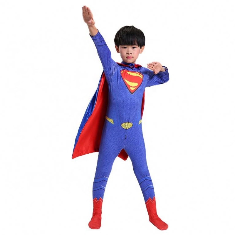 Marvel DC Superhero TV&movie blue&red การ์ตูนตัวเลขแฟนซีชุดคอสเพลย์ชุดรัดรูปชุดนูเมียน