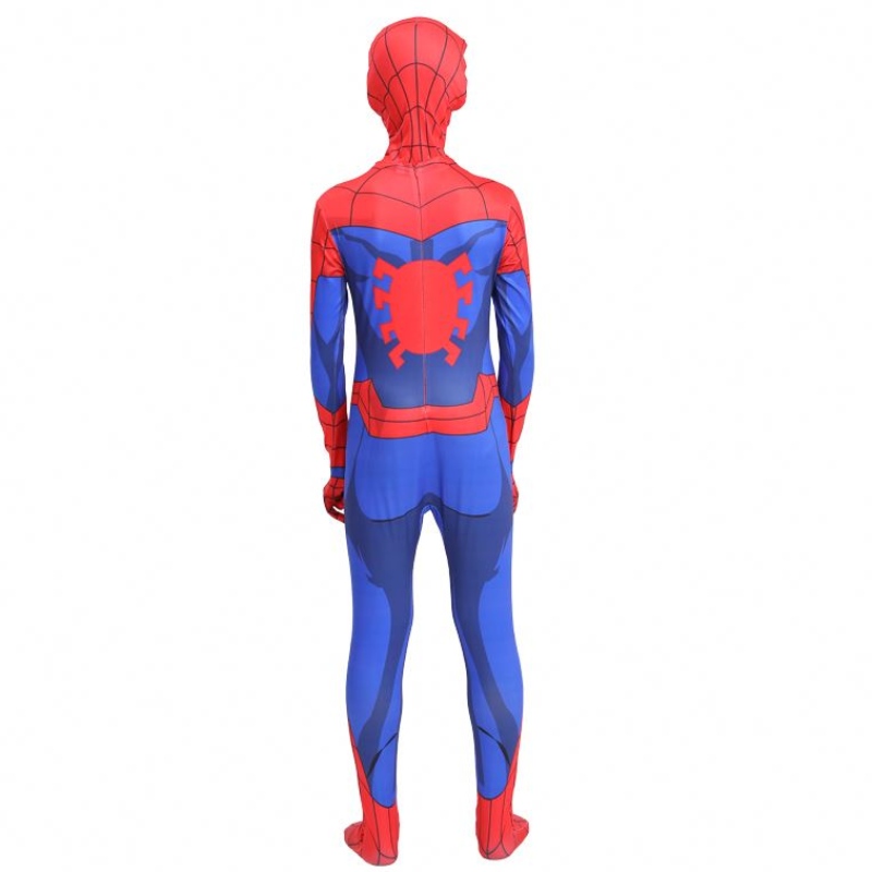 ปาร์ตี้ฮัลโลวีนฮัลโลวีนคลาสสิค Kids&adult tv&movie ซูเปอร์ฮีโร่อนิเมะ jumpsuit Spiderman เสื้อผ้าในร่มชุดแต่งกายด้วยหน้ากาก
