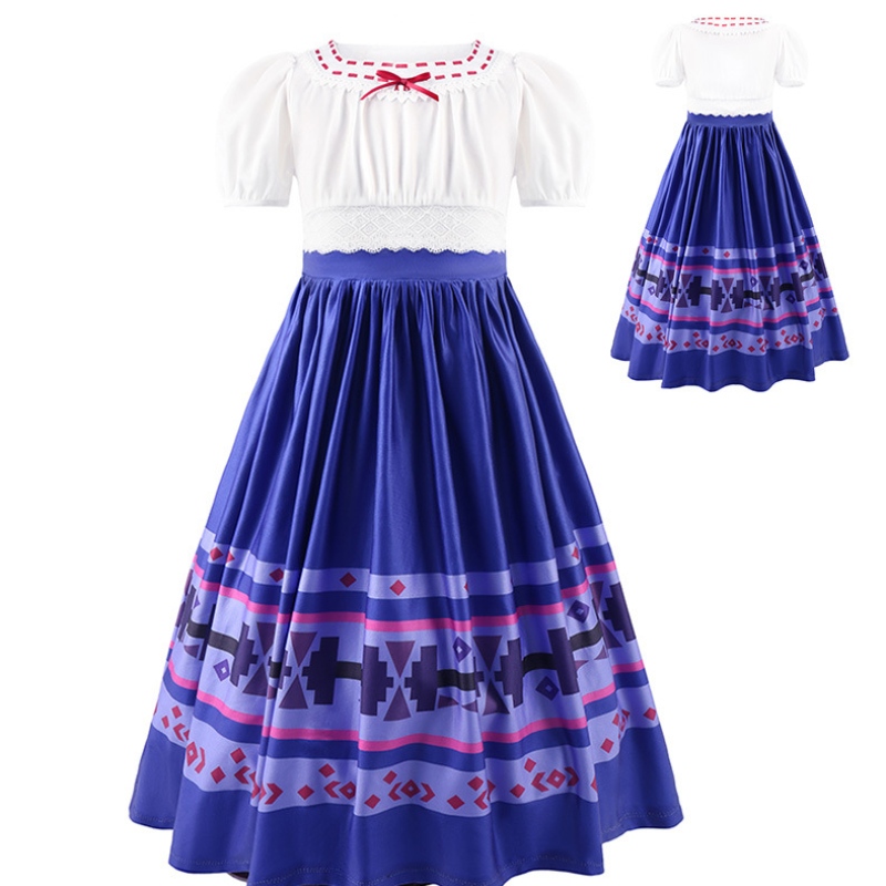ids Magic Princess Mirabelle Dress for Girls เครื่องแต่งกายเด็ก Halloween คอสเพลย์บทบาทเล่นเสื้อผ้า