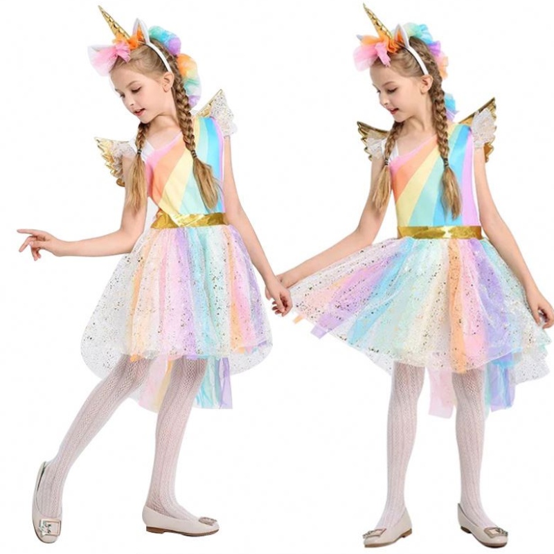 Baige Girls Wonder Woman เครื่องแต่งกาย Halloween Set Princess Party Dress Ladybug Kids Costume