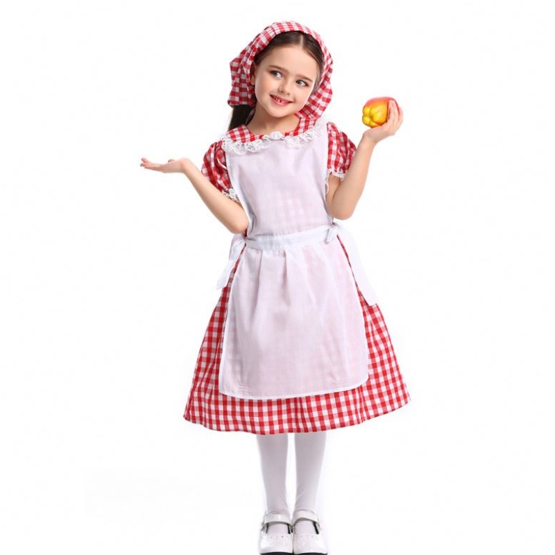 Novelties Children Fairytale Dress Little Red Riding Hood Costume DGHC-071