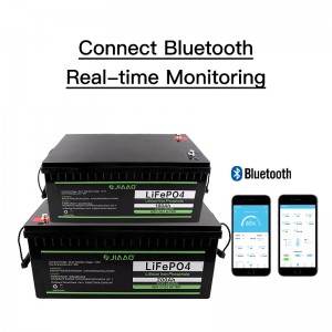 แบตเตอรี่ลิเธียมเหล็กชุดกับน้ำหนักเบาและ 25v-100-200-a สำหรับชีวิตยาวของ RV ค่ายรถยนต์