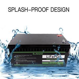 แบตเตอรี่ลิเธียมเหล็กชุดกับน้ำหนักเบาและ 25v-100-200-a สำหรับชีวิตยาวของ RV ค่ายรถยนต์