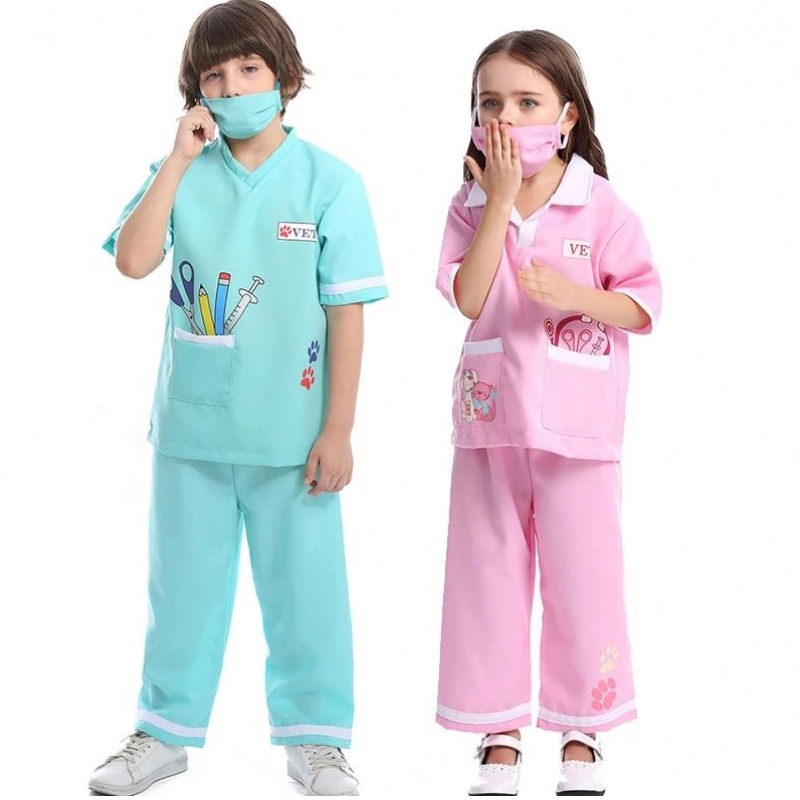 Dr Uniform Animal Doctor Veterinarian Pretend Play Dress Up Set Halloween Costumes พร้อมชุดแพทย์ HCBC-013