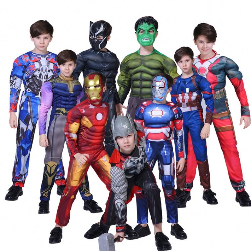 ขายส่งเด็ก ๆ การแสดงเสื้อผ้า Halloween Carnival Party Cossplay เครื่องแต่งกายแขนยาว Jumpsuits Tights Tights