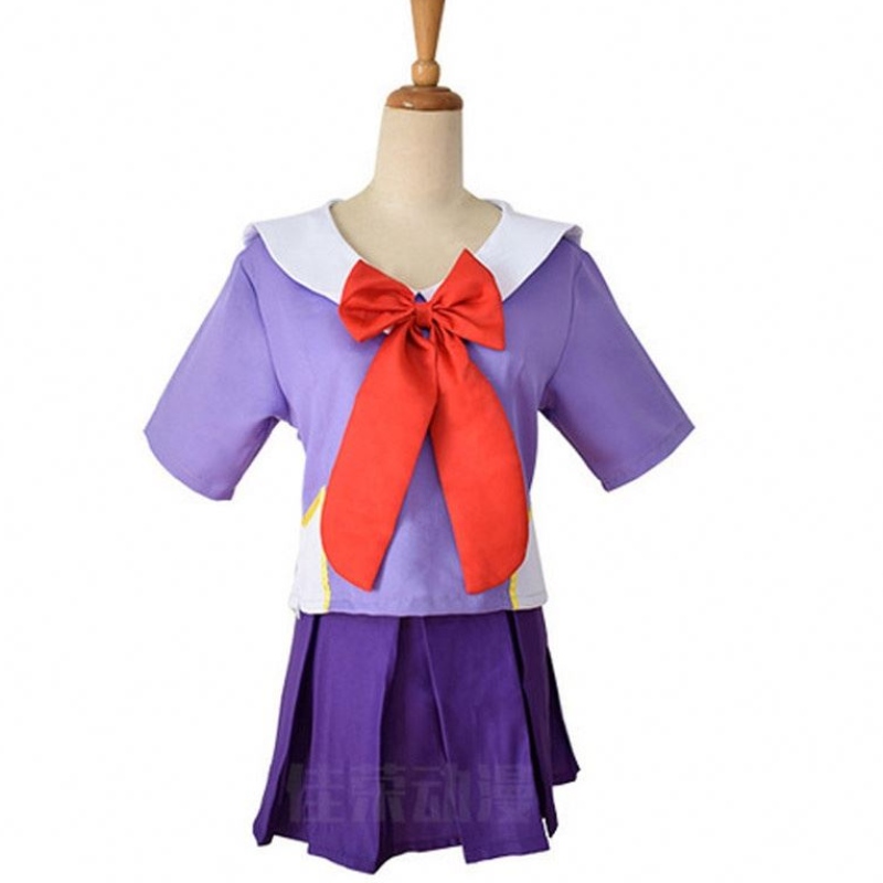 อนิเมะ 2nd Mirai Gasai Yuno Lolita Sailor Cossplay เครื่องแต่งกาย Loli Bow กระโปรงสั้นวิกผมยาว 80 ซม. สำหรับผู้หญิง