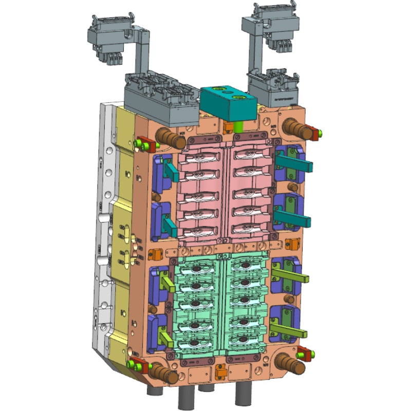 การฉีดพลาสติก mould-2k แม่พิมพ์และแม่พิมพ์หลายตัว