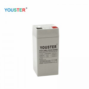 4V 4.5AH ปิดผนึกตะกั่วกรดแบตเตอรี่ AGM 4V แบตเตอรี่แบบชาร์จไฟได้ 4V สำหรับแสงฉุกเฉิน