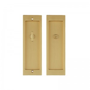 1801-BK Modern Modern Pocket Pocket Slide-Door Mortise Lock, Handle Duty Duty Handle สำหรับฟังก์ชั่นความเป็นส่วนตัว