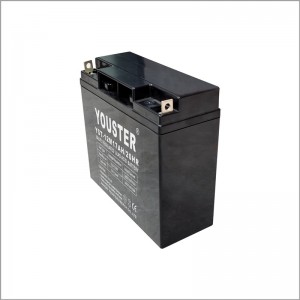 การบำรุงรักษาปิดผนึกแบตเตอรี่ฟรี 12v 17ah แบตเตอรี่ลึกสำหรับพลังงานแสงอาทิตย์และพลังงานลม