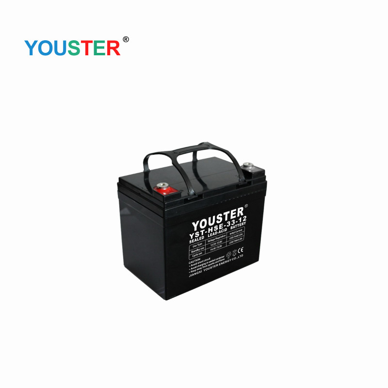 โรงงานโดยตรงขาย AGM 12V33AH LOND LIFE CYCLE CYCLE LEAD BATTE BATTED ของระบบสุริยจักรวาล