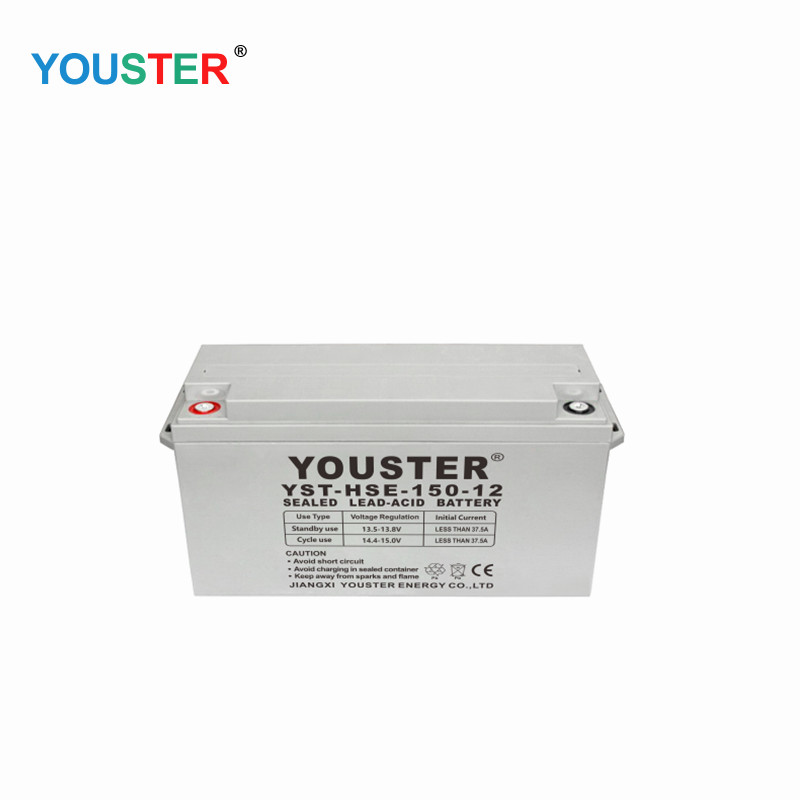 Youster AGM Deep Cycle Gel Led Acid Inverter 12v200ah เจลที่เก็บแบตเตอรี่พลังงานแสงอาทิตย์สำหรับใช้ในบ้าน