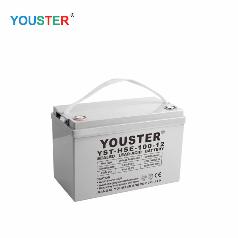 Youster AGM Deep Cycle Gel Led Acid Inverter 12v200ah เจลที่เก็บแบตเตอรี่พลังงานแสงอาทิตย์สำหรับใช้ในบ้าน