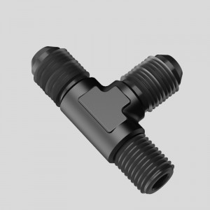 การ t-unio ขั้วต่อสำหรับการขยายและ ท่อเชื้อเพลิงอลูมิเนียม