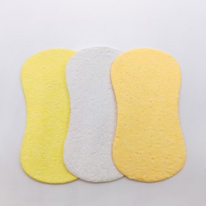 ชุดฟองน้ำฟองน้ำฟองน้ำเซลลูโลสสำหรับอาบน้ำด้วยแปรงฟองน้ำเซลลูโลส