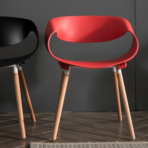 เก้าอี้พลาสติกที่ทันสมัยเก้าอี้คาเฟ่คุณภาพสูงร้านอาหารเก้าอี้สูง