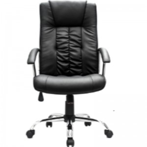 Executive Black Classic Executive PU China Office Lifehing Executive Luxury Swivel พร้อมที่เท้าแขนสูงหลังหนัง PU