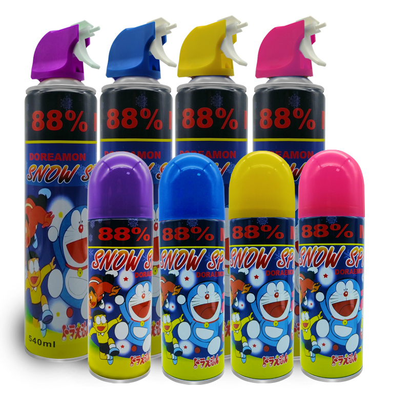 Doraemon Snow Spray ปาร์ตี้สเปรย์หิมะสเปรย์บินสเปรย์หิมะ