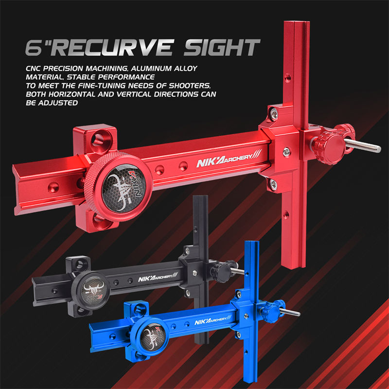 elongarrow 6inch rh recurve bow sight