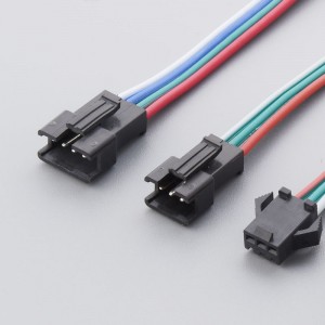 SM2.5 มม. ลวดเทอร์มินัล 2.54 พิทช์รถยนต์อิเล็กทรอนิกส์ LED สายไฟเบา SMP-02V-BC SMR-02V-B สายรัดสายไฟฟ้าการปรับแต่ง