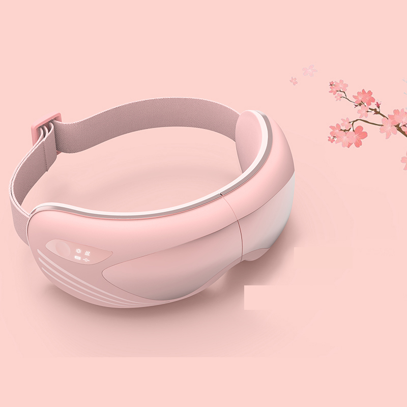 การออกแบบใหม่ 4D Visual Electric Air Pressure Eye Massager, Mini Mini Intelligent Air Pressure Eye Fatigue Migraines Migraines Smart Eye Mask การสั่นสะเทือนการบีบอัดร้อนสำหรับการผ่อนคลายตา, ปรับปรุงการไหลเวียนของดวงตา, ​​ลดตาแห้ง, วงกลมด่างดำ,