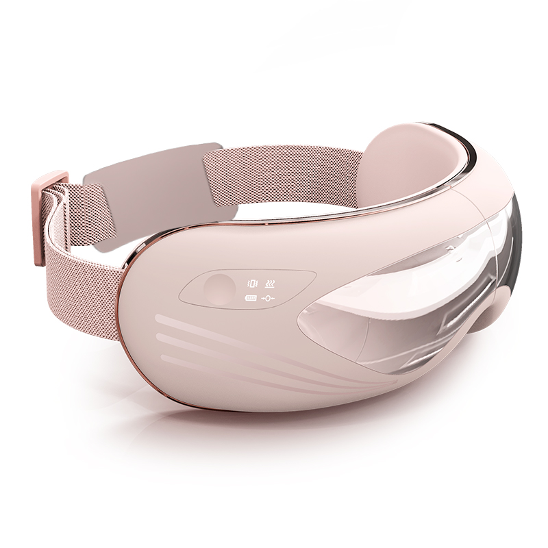การออกแบบใหม่ 4D Visual Electric Air Pressure Eye Massager, Mini Mini Intelligent Air Pressure Eye Fatigue Migraines Migraines Smart Eye Mask การสั่นสะเทือนการบีบอัดร้อนสำหรับการผ่อนคลายตา, ปรับปรุงการไหลเวียนของดวงตา, ​​ลดตาแห้ง, วงกลมด่างดำ,