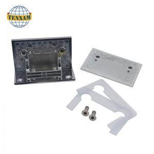 คลิปแก้วสี่เหลี่ยมสองด้าน