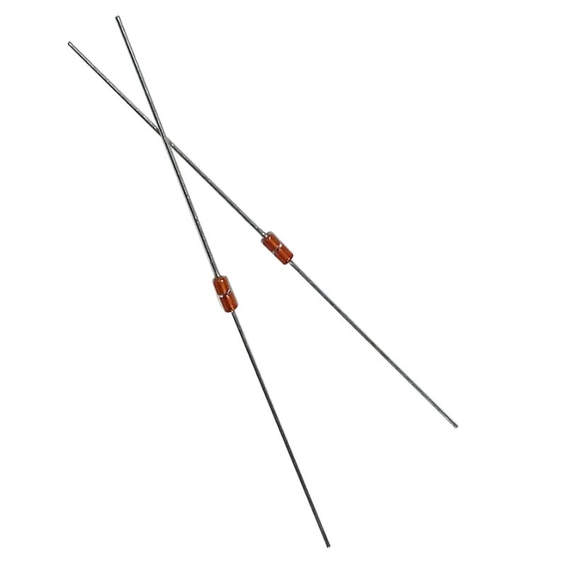 การวัดอุณหภูมิเทอร์มิสเตอร์เคลือบกระจกเคลือบกระจก MF58 NTC เทอร์มิสเตอร์