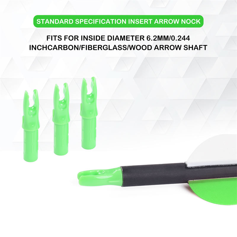 Elongarrow Archery Arrow Nock สำหรับคาร์บอนลูกศรอลูมิเนียม Arrow Archery Accessories Nock