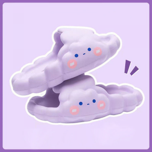 2022 ฤดูใบไม้ผลิฤดูร้อนเบาะ unisex ในร่มบ้านกลางแจ้งหาดนุ่มน่ารักน่ารักรองเท้าแตะหนาแพลตฟอร์มสไลด์สไลด์สไลด์