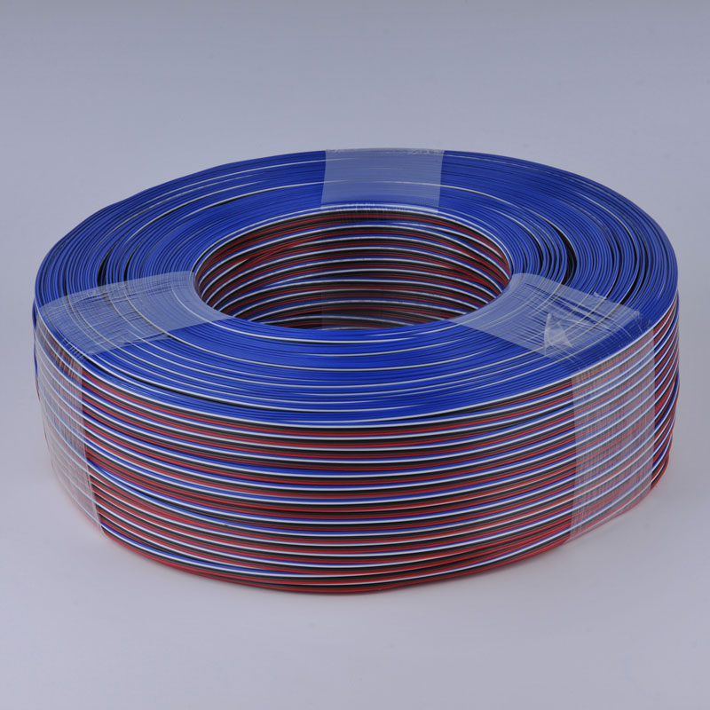 โรงงานขายขด 1007#24 สายคู่ขนานคู่แบบ Custom Tinned Copper Wire DIY ลวดอิเล็กทรอนิกส์ 10 สีสามารถเลือกได้