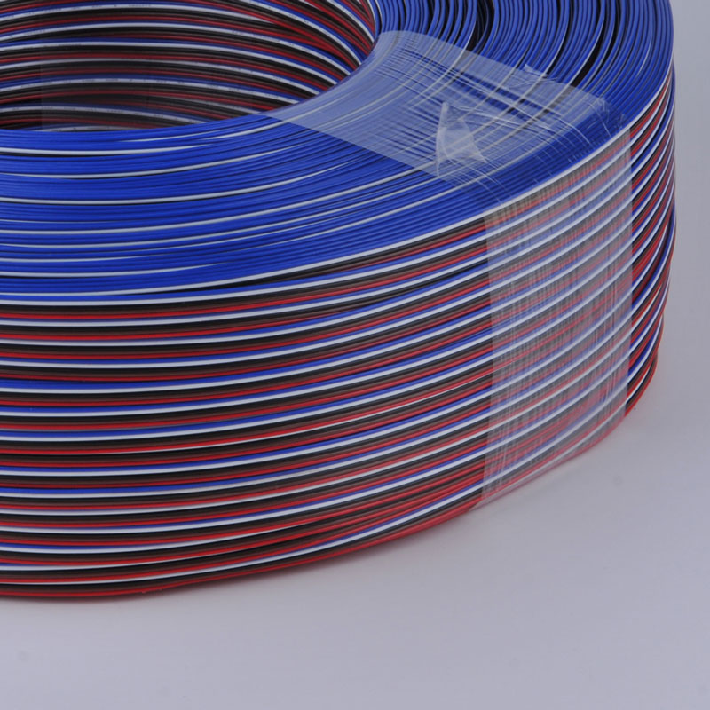 โรงงานขายขด 1007#24 สายคู่ขนานคู่แบบ Custom Tinned Copper Wire DIY ลวดอิเล็กทรอนิกส์ 10 สีสามารถเลือกได้