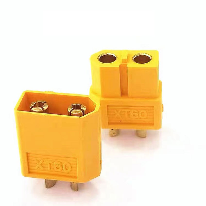 10 คู่ Amass XT60 XT-60U MALE BULLET BULLET PLUG ในตัวเชื่อมต่อ 2 มม. สำหรับ RC quadcopter Li-On แบตเตอรี่คุณภาพสูง