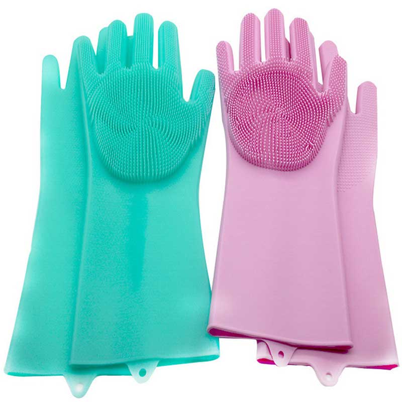 ถุงมือทำความสะอาดห้องครัวถุงมือทำถุงมือยางซักผ้าถุงมือสำหรับล้างจานถุงมือซิลิโคนถุงมือล้างจาน