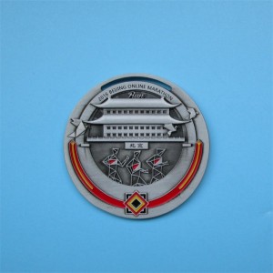 โลโก้แบบกำหนดเองออกแบบโบราณวัตถุ 3D Metal Medal Medal Medal Medal Finishers 2016