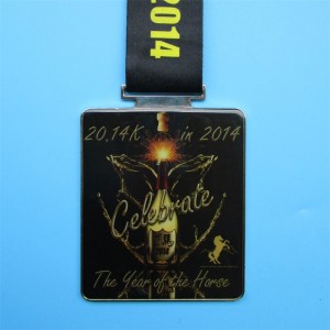 Gag Medals Medals Medallion Die Cast Metal Badge 3D กิจกรรมและรางวัลเหรียญเกียรติยศด้วย Ribbon