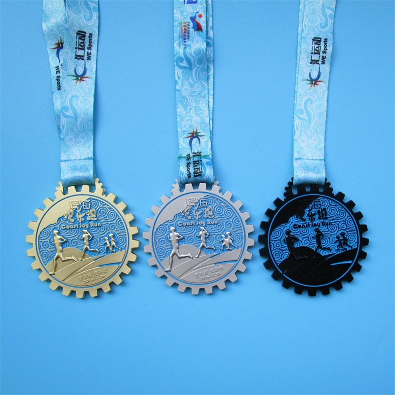 Award Marathon Running Metal Metal Medal