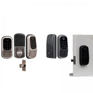 3003 Smart Lock, ล็อคประตูทางเข้า Keyless, Deadbolt Door Lock พร้อมปุ่มกด, Smart Lock พร้อมแอพ Bluetooth, IC Card, Passcode, Keys, ติดตั้งง่ายสำหรับบ้าน, อพาร์ทเมนท์, โ...