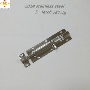 201#latch ล็อคนิ้วโป้งล็อคสลักเกลียวประตูสลักเกลียว 201#stainless latch