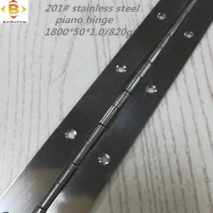 ขนาดมาตรฐานบานพับยาว 201#72 ‘’*2 สแตนเลสสตีลบานพับบานพับเปียโนแถวต่อเนื่องเปียโนบานพับเปียโนบานพับ