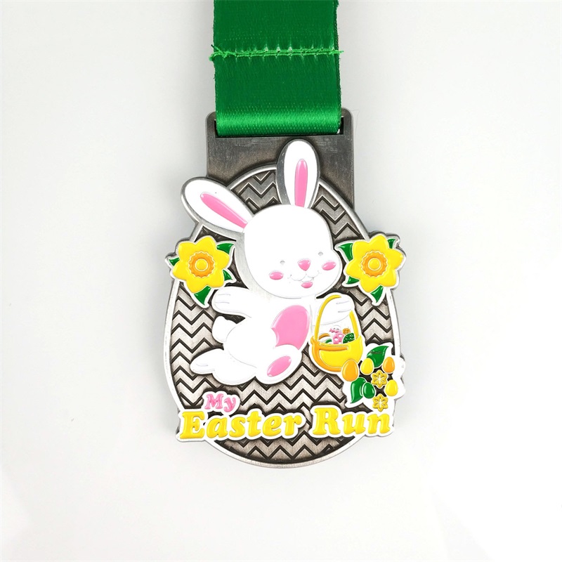 ของขวัญเทศกาลเหรียญที่กำหนดเองกระต่ายอีสเตอร์&เหรียญไข่อีสเตอร์