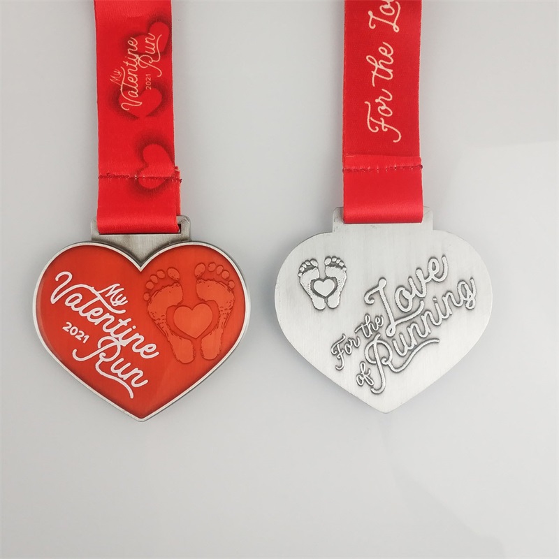 เหรียญสำหรับวันหยุดของ Metal Gifts สำหรับวัน Valentine \\ S Day Trail