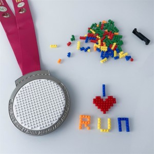 Fun Lego Medalssports Medals และ Ribbons สำหรับว่ายน้ำยิมนาสติกวอลเลย์บอลวิ่ง