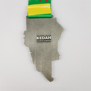 ออกแบบโลโก้ของคุณเองว่างเปล่า 3d Metal Award Odm Gold Silver and Bronze Medals